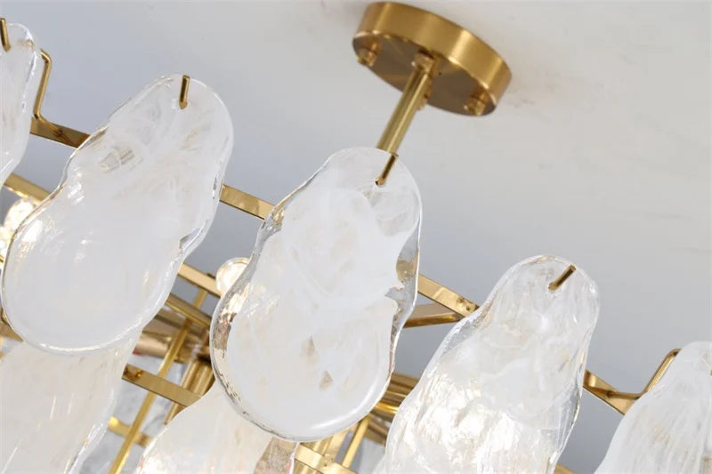 Lustre — En verre de luxe pour éclairage créatif et décoratif