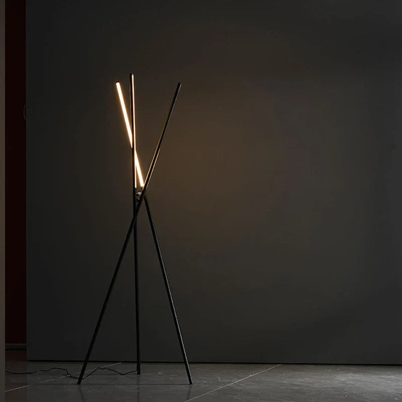 Lampadaire — Nordique moderne design LED pour décoration intérieure