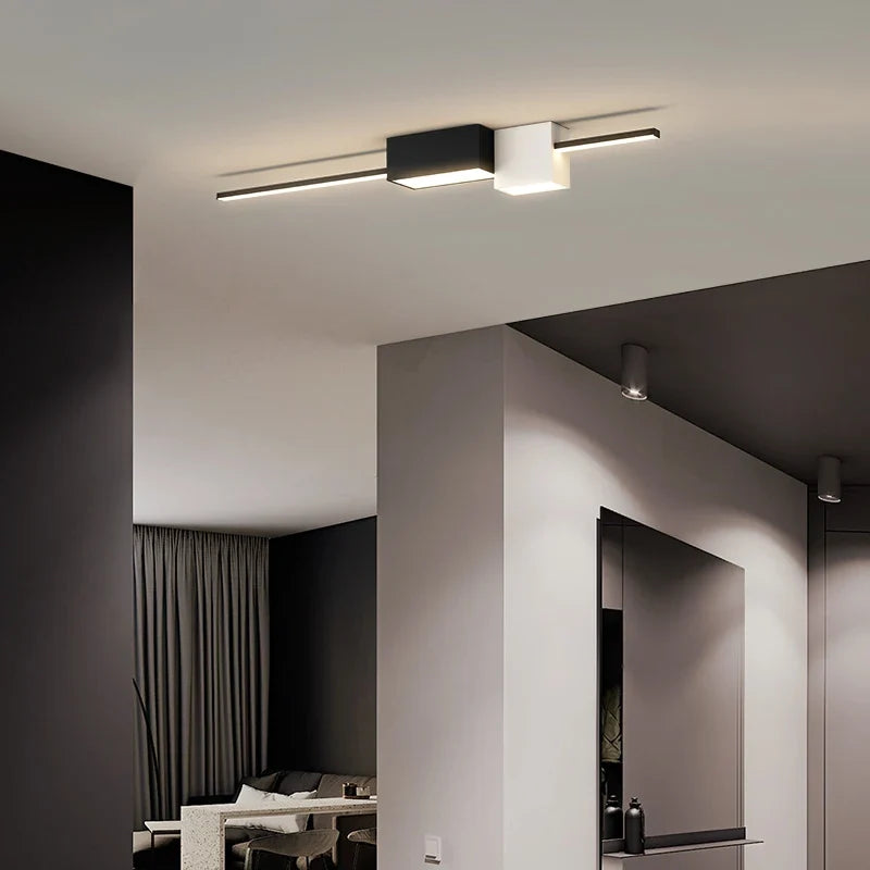 Plafonnier — LED nordique minimaliste pour long couloir