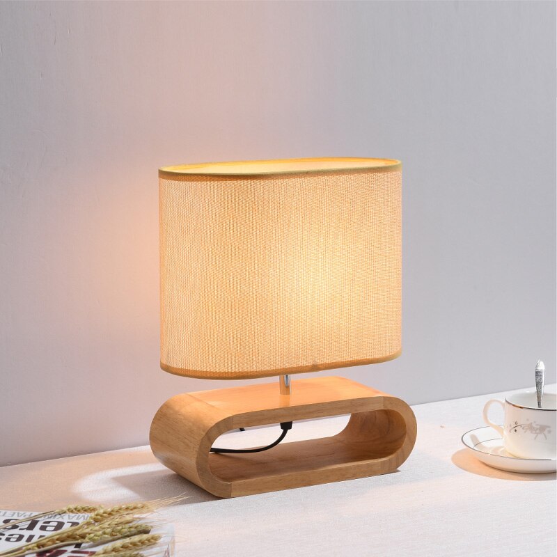 Lampe a poser Japonaise Flore Épure en Bois - Chaleur du Bois & Atmosphère Accueillante