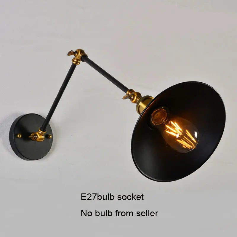 lampe de bureau pliante style industriel américain rétro