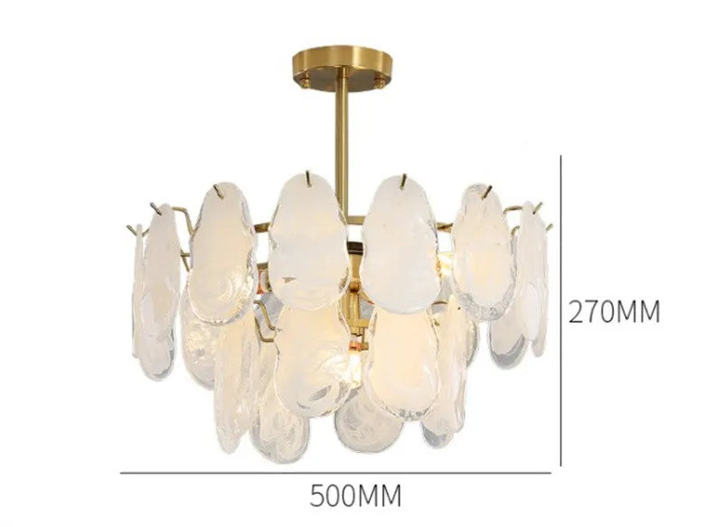 Lustre — En verre de luxe pour éclairage créatif et décoratif