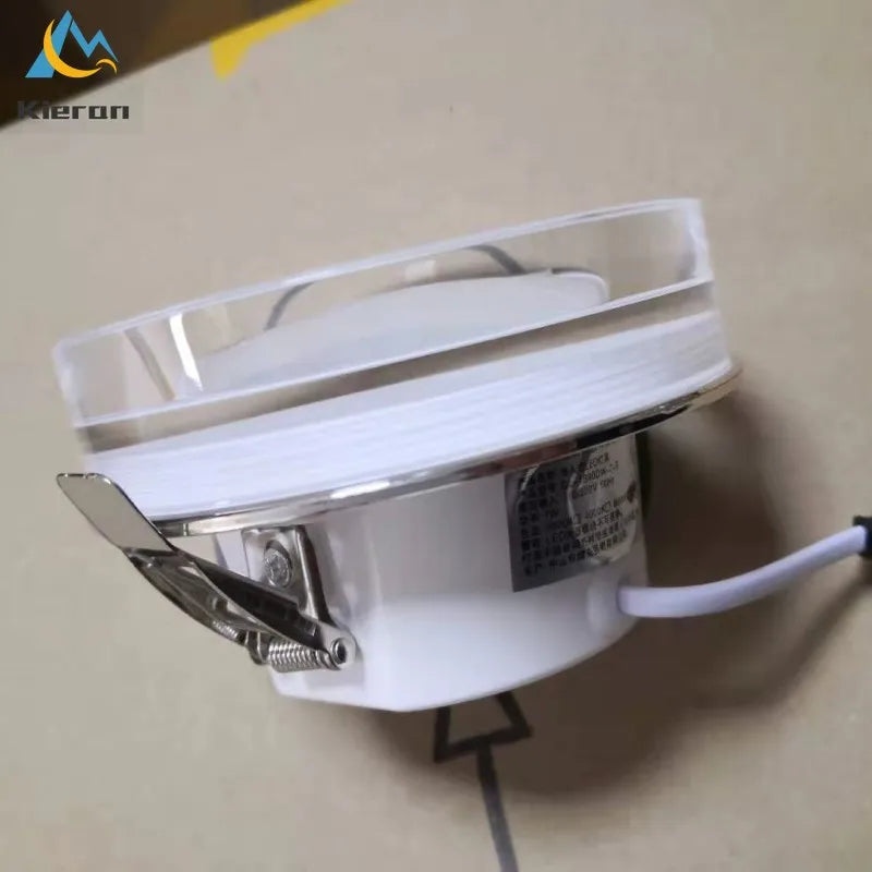 Plafonnier led en cristal spot intégré luminaires Bertille Respire - Jeux de Reflets & Présence Raffinée