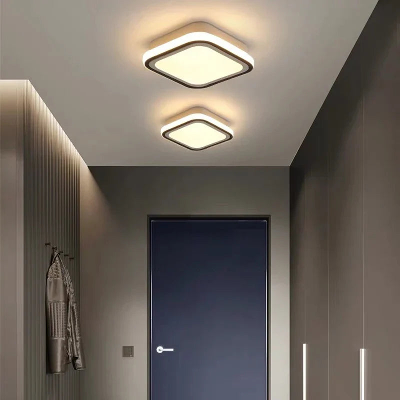 Plafonnier — Allée LED plafonnier pour couloir balcon chambre éclairage AC110V AC220V moderne nordique intérieur lumières cuisine luminaires luminaria