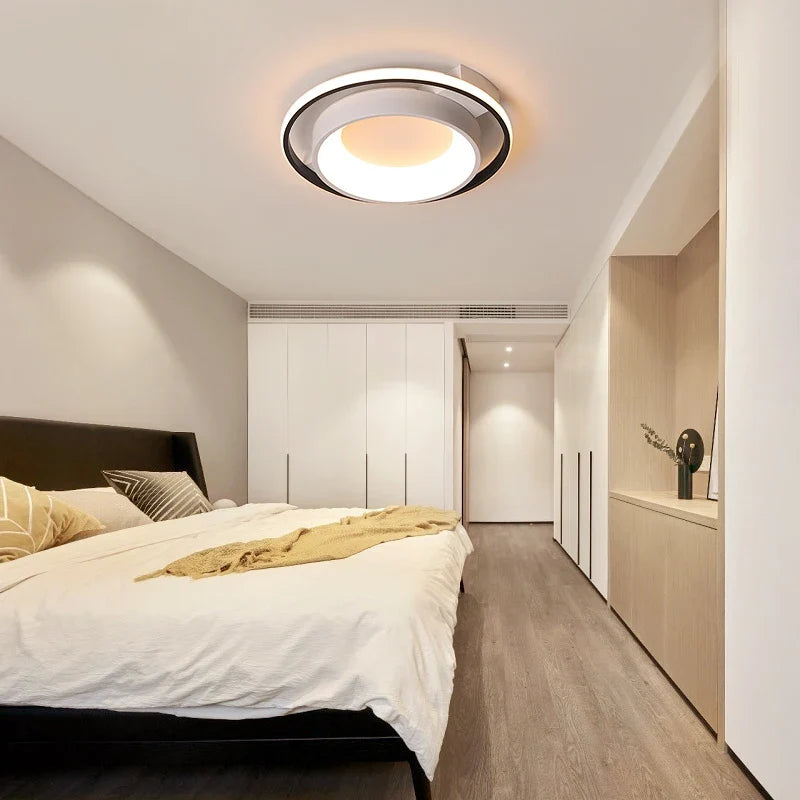 Plafonnier led moderne pour éclairage intérieur esthétique Léandre Contrepoint - Une Note Actuelle dans le Décor