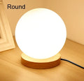 Lampe à poser — De table boule de verre Simple