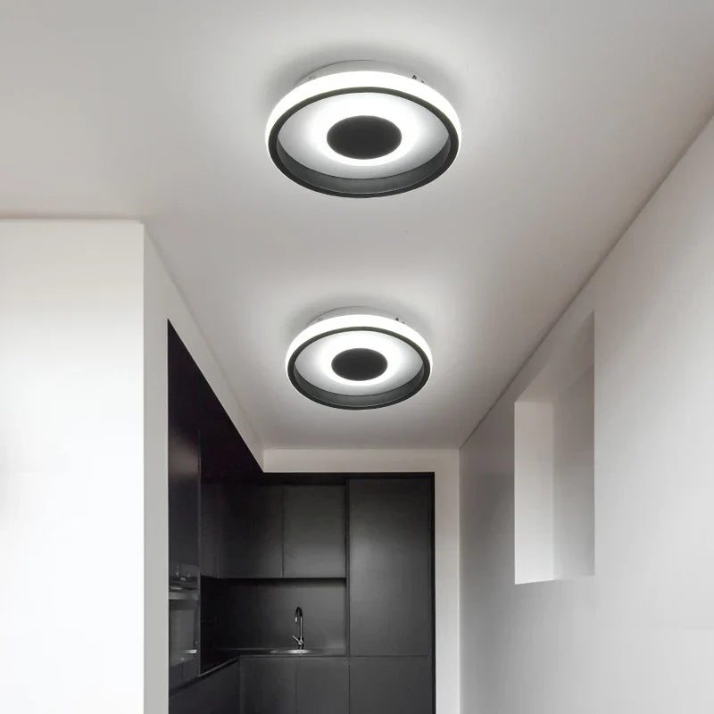 Plafonnier — Allée LED plafonnier pour couloir balcon chambre éclairage AC110V AC220V moderne nordique intérieur lumières cuisine luminaires luminaria