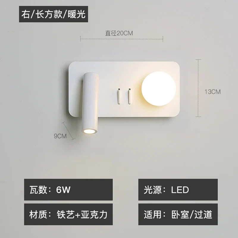 Applique murale moderne rotative à led pour intérieur décoratif Ulysse Prélude - Esprit Contemporain & Décor Élégant