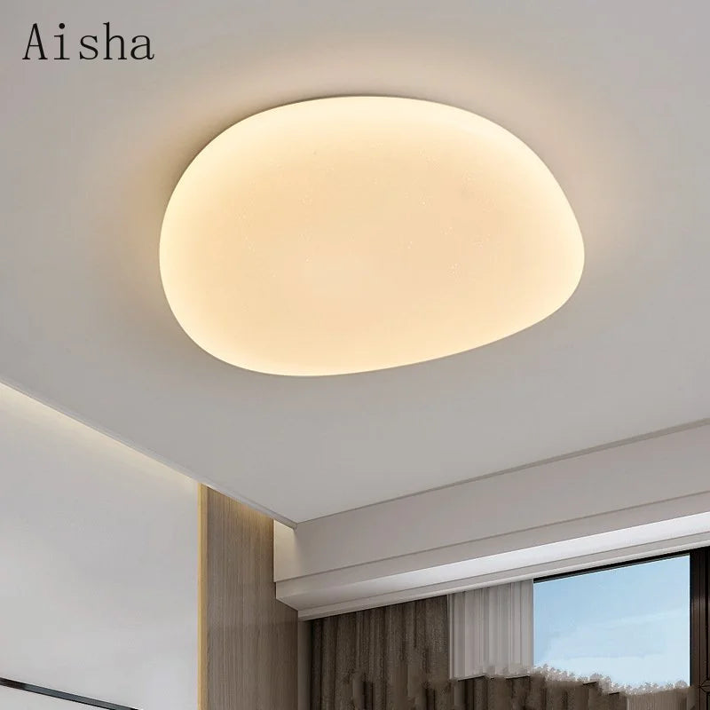 Plafonnier moderne en acrylique créatif avec éclairage led décoratif Léon Reflet - Une Note Actuelle dans le Décor