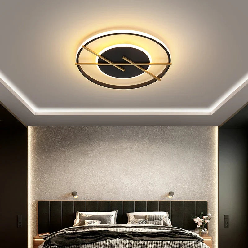 Plafonnier led rond moderne pour décoration intérieure lumineuse Tristan Sonate - Formes Arrondies & Harmonie Visuelle