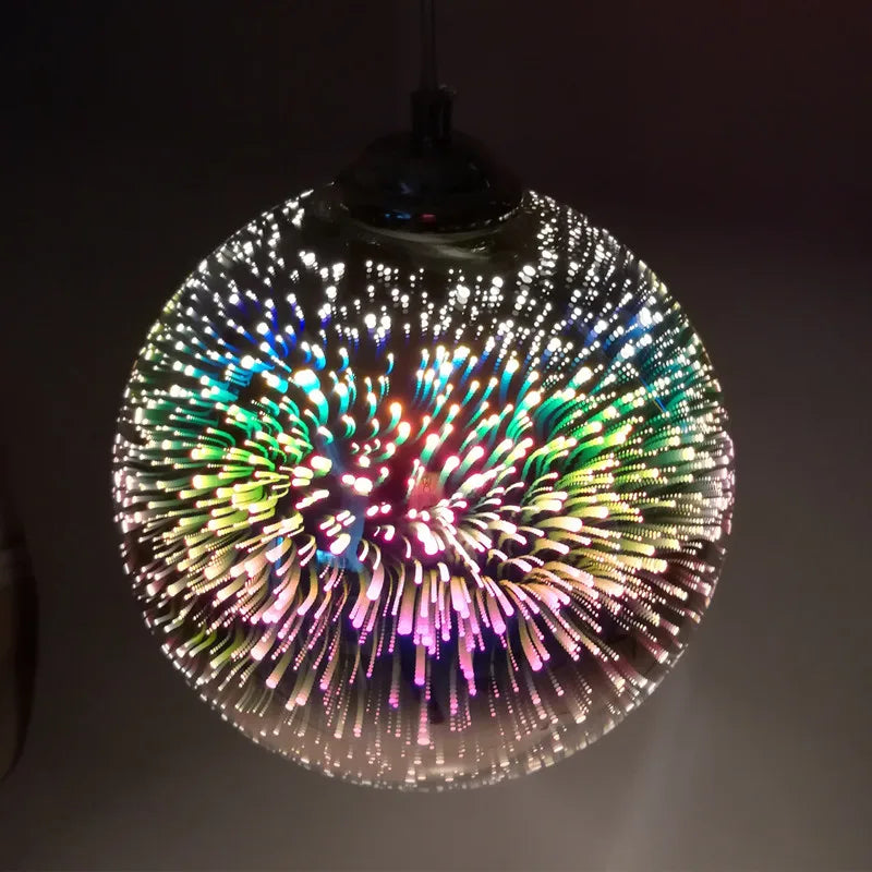 Lampe à poser — LED suspendue design nordique moderne décorative feu d'artifice