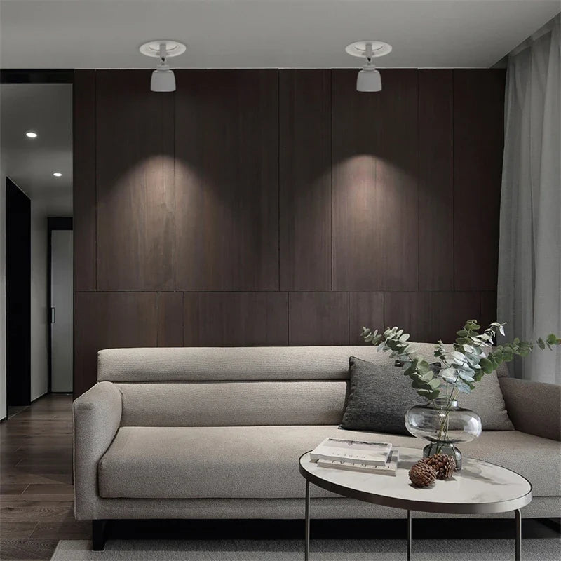 Plafonnier led moderne à angle réglable pour cuisine Yvonne Onde - Esprit Contemporain & Décor Élégant