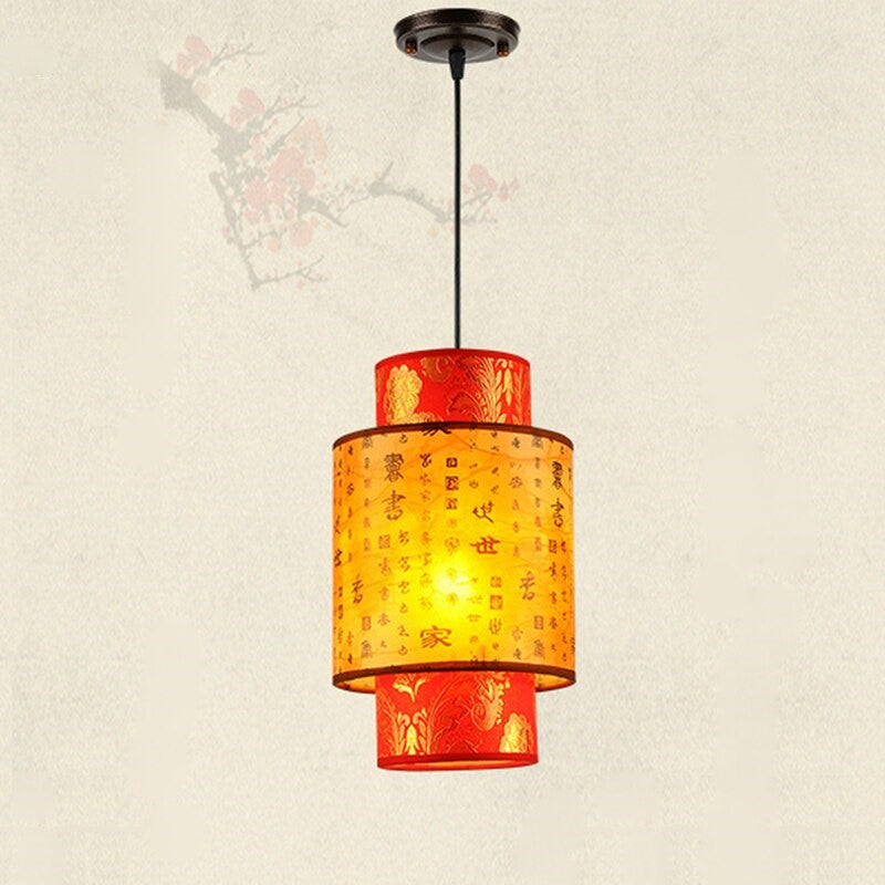 Lampe à poser — Japonaise Rouge