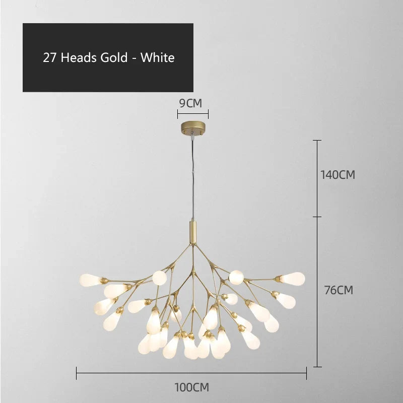 Lustre — Luciole design post-moderne pour intérieur élégant et créatif
