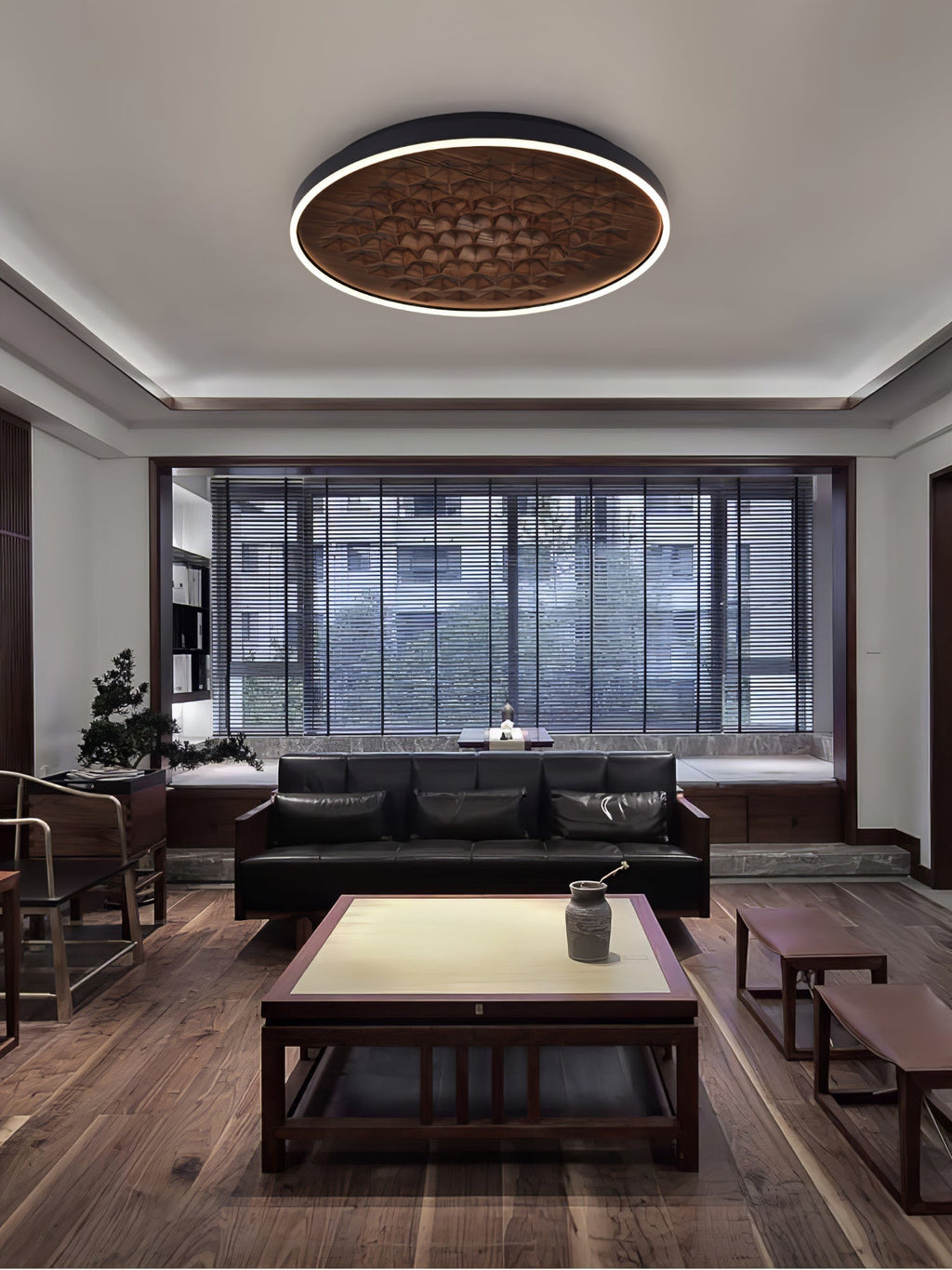 Cevynira Texturé Bronze Applique Plafond - Neutralighting