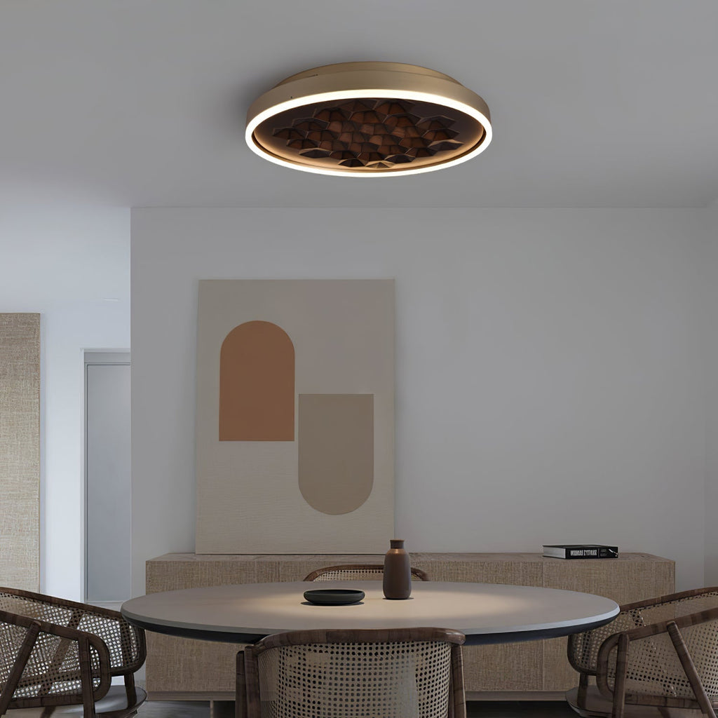 Cevynira Texturé Bronze Applique Plafond - Neutralighting