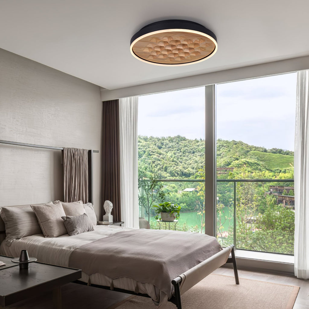 Cevynira Texturé Bronze Applique Plafond - Neutralighting