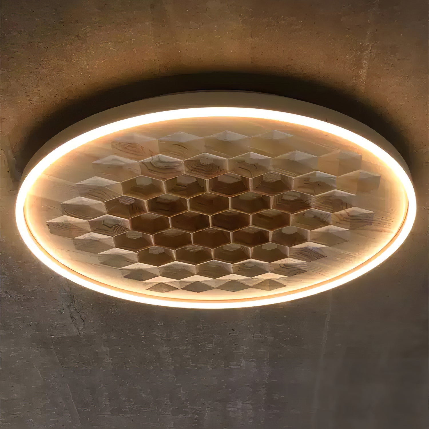 Cevynira Texturé Bronze Applique Plafond - Neutralighting