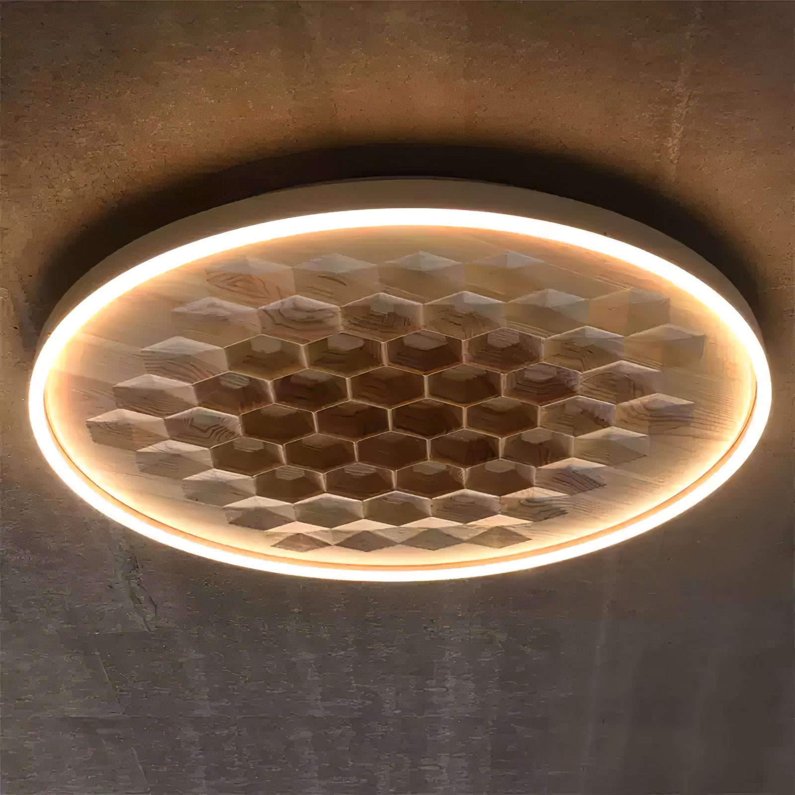 Cevynira Texturé Bronze Applique Plafond - Neutralighting