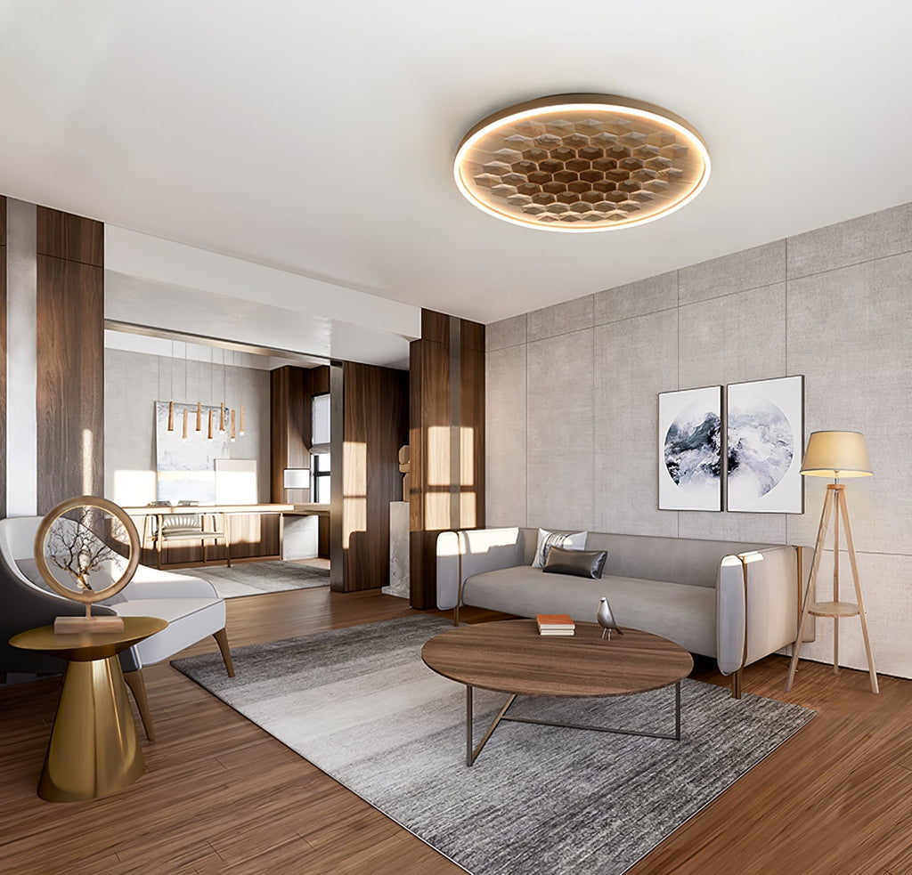 Cevynira Texturé Bronze Applique Plafond - Neutralighting