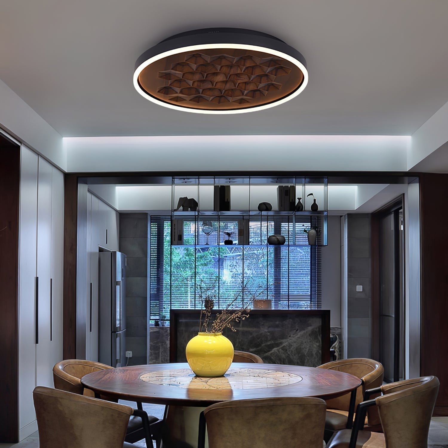 Cevynira Texturé Bronze Applique Plafond - Neutralighting