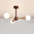 Ritta Plafonnier Bois et Travertin Fixe au Plafond - Neutralighting
