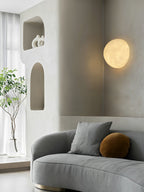 Olsolan Applique Murale 3D en Plastique Art Nordique Lune - Neutralighting