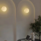 Olsolan Applique Murale 3D en Plastique Art Nordique Lune - Neutralighting
