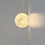 Olsolan Applique Murale 3D en Plastique Art Nordique Lune - Neutralighting