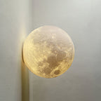 Olsolan Applique Murale 3D en Plastique Art Nordique Lune - Neutralighting