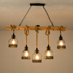 Lustra Suspension Lampe Corde de Chanvre Industriel - Neutralighting