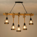 Lustra Suspension Lampe Corde de Chanvre Industriel - Neutralighting