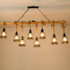 Lustra Suspension Lampe Corde de Chanvre Industriel - Neutralighting