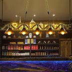 Lustra Suspension Industrielle Vague en Corde de Chanvre - Neutralighting