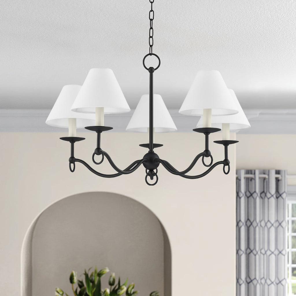 Aurora Chandelier à Bras Courbés Vintage - Neutralighting