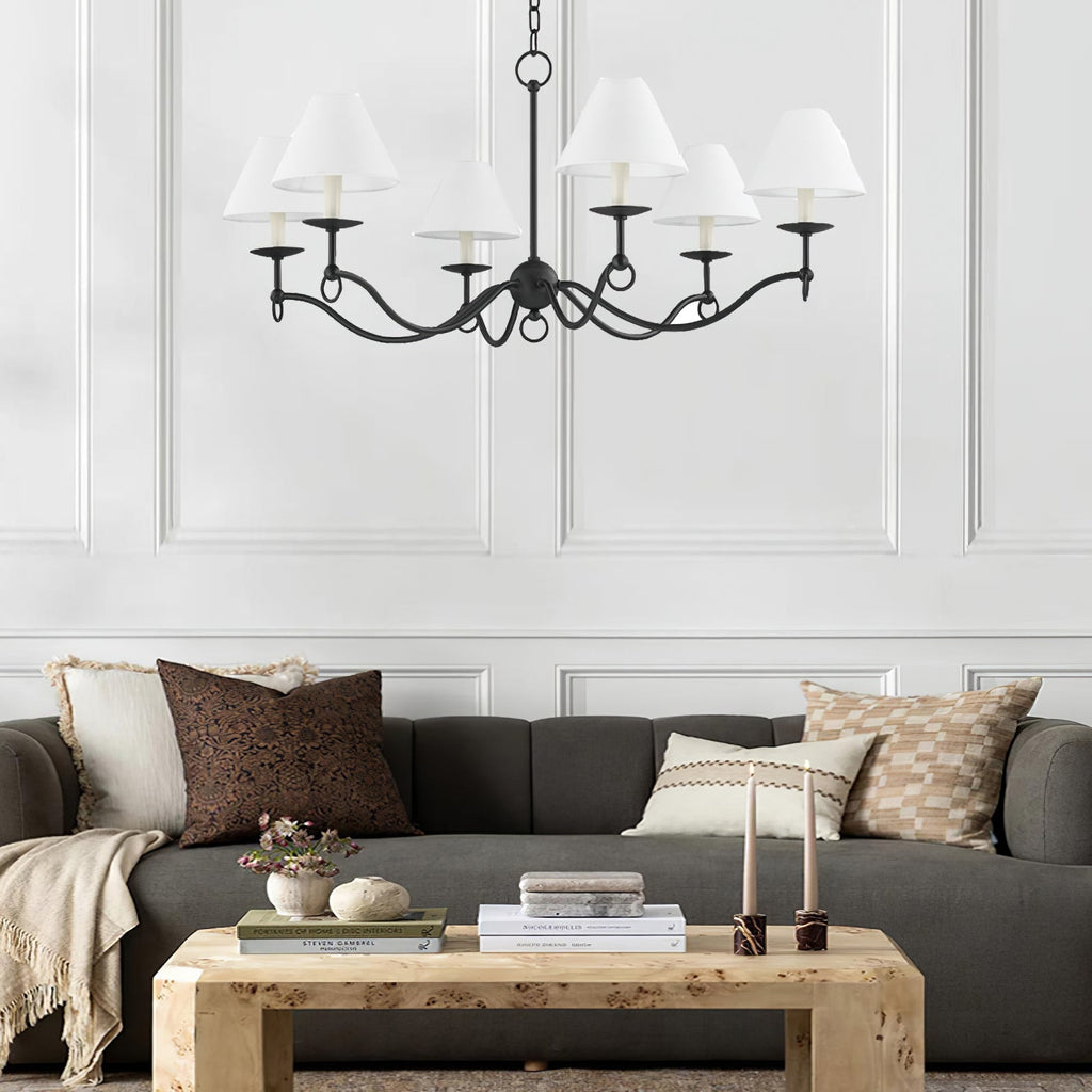 Aurora Chandelier à Bras Courbés Vintage - Neutralighting