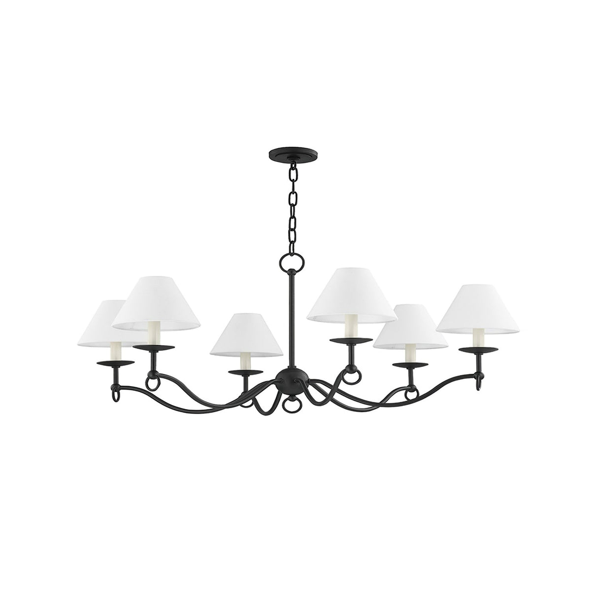 Aurora Chandelier à Bras Courbés Vintage - Neutralighting