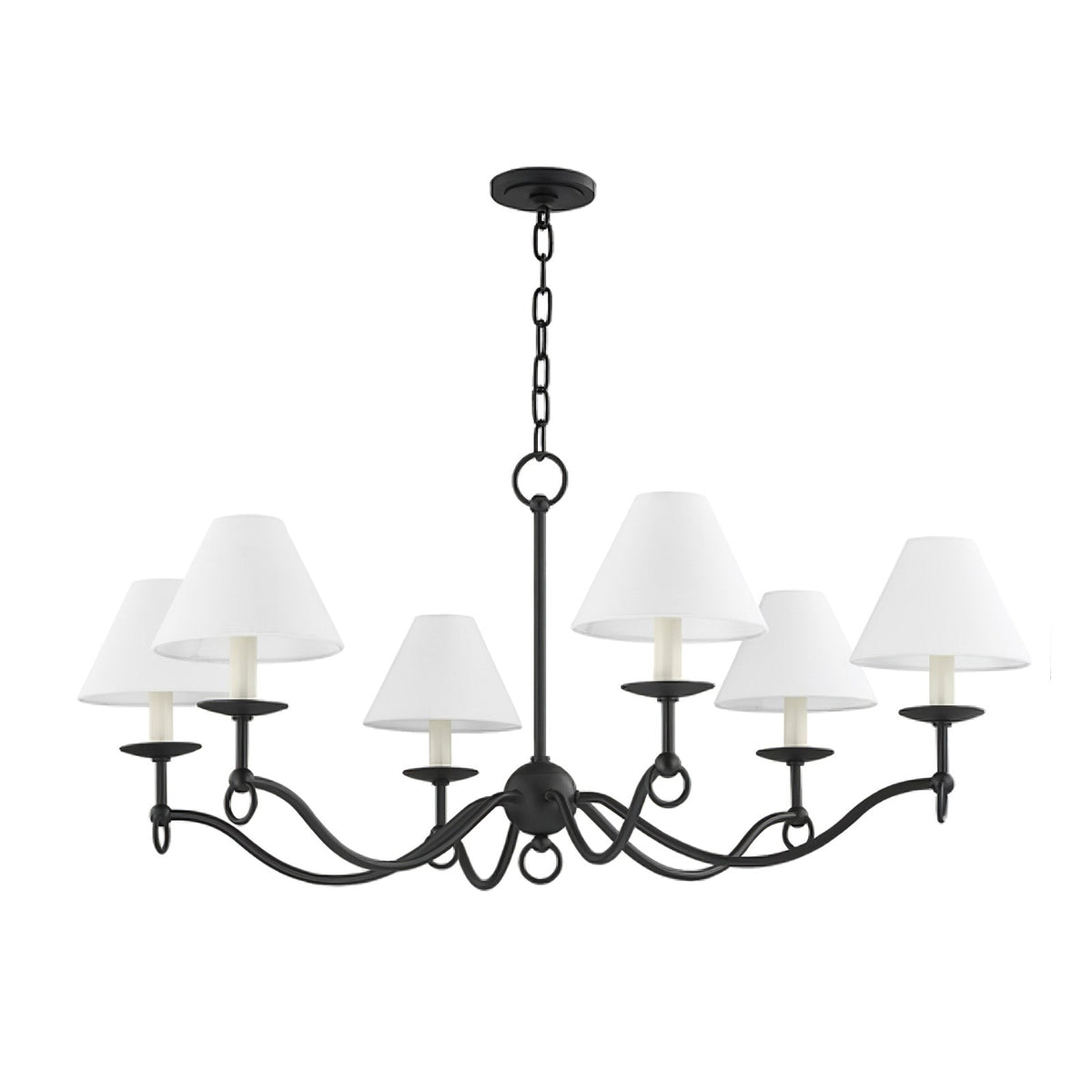 Aurora Chandelier à Bras Courbés Vintage - Neutralighting