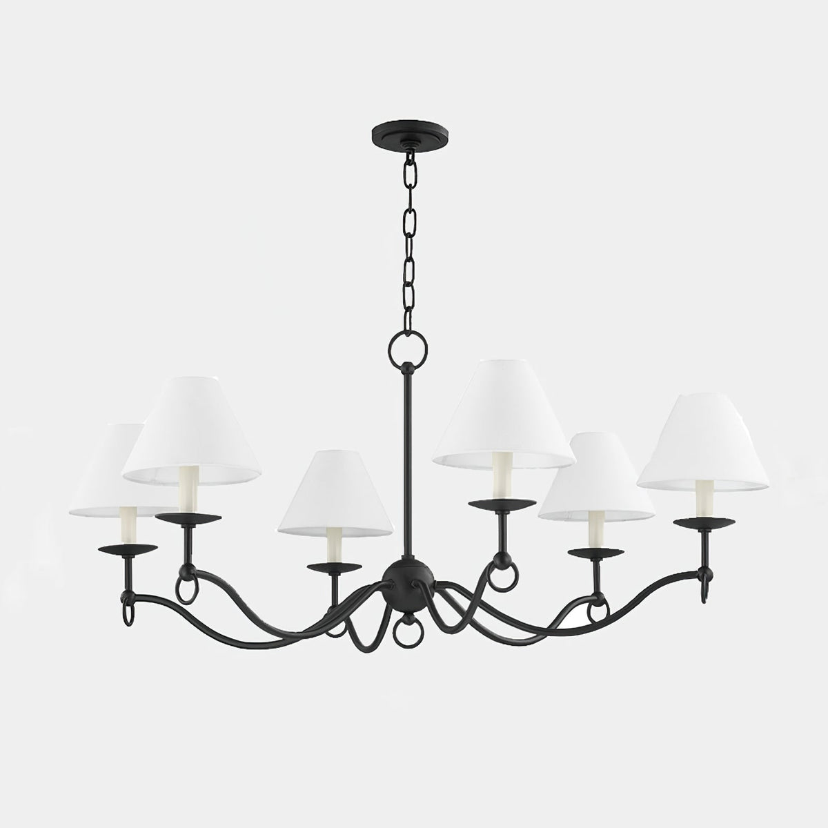 Aurora Chandelier à Bras Courbés Vintage - Neutralighting