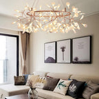Lustra Chandelier Rose Gold Firefly LED Branch - Neutralighting