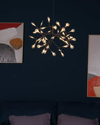Lustra Chandelier Rose Gold Firefly LED Branch - Neutralighting