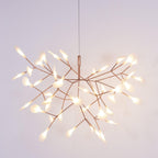 Lustra Chandelier Rose Gold Firefly LED Branch - Neutralighting