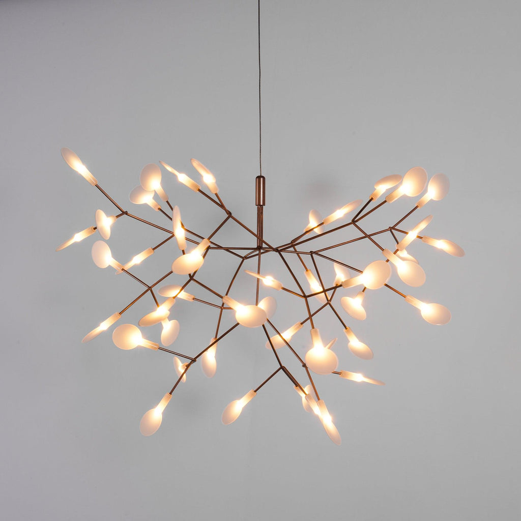 Lustra Chandelier Rose Gold Firefly LED Branch - Neutralighting