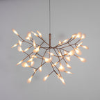 Lustra Chandelier Rose Gold Firefly LED Branch - Neutralighting