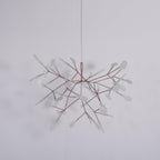 Lustra Chandelier Rose Gold Firefly LED Branch - Neutralighting