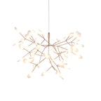 Lustra Chandelier Rose Gold Firefly LED Branch - Neutralighting