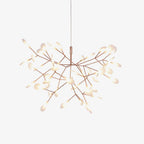 Lustra Chandelier Rose Gold Firefly LED Branch - Neutralighting