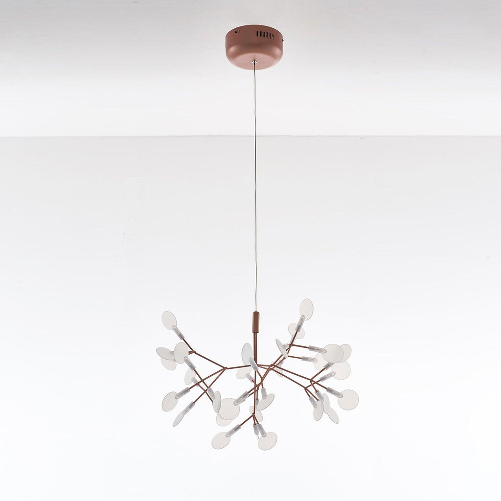 Lustra Chandelier Rose Gold Firefly LED Branch - Neutralighting