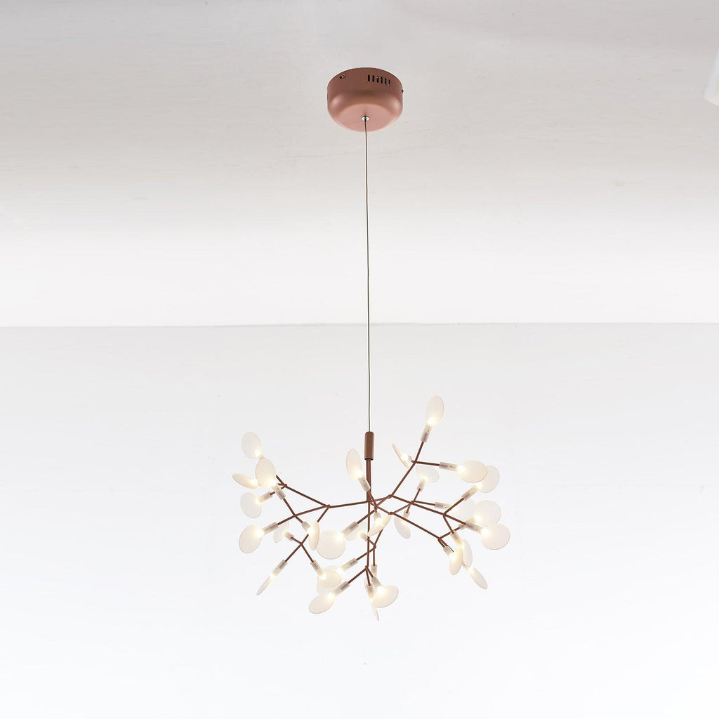 Lustra Chandelier Rose Gold Firefly LED Branch - Neutralighting