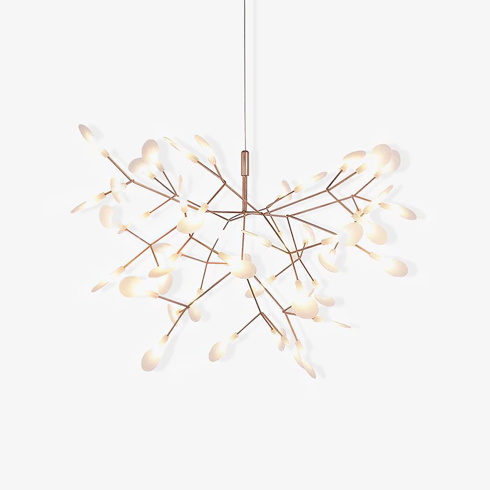 Lustra Chandelier Rose Gold Firefly LED Branch - Neutralighting